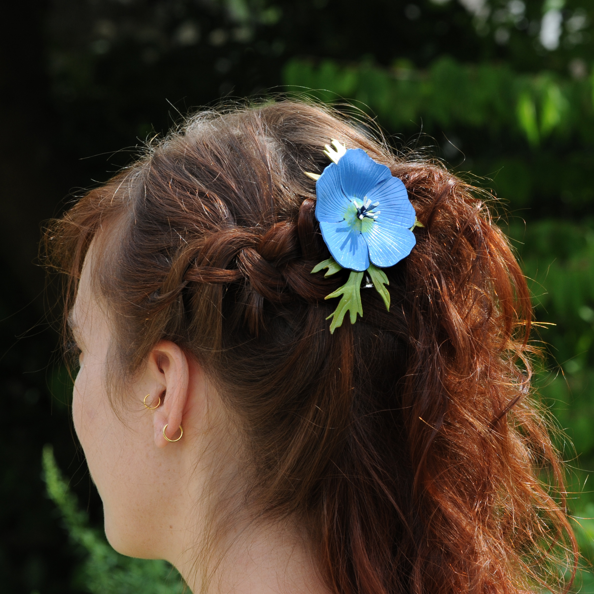 La Fleur de lin en cuir — Fleurs de Peaux